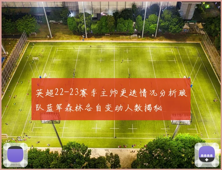 英超22-23赛季主帅更迭情况分析狼队蓝军森林各自变动人数揭秘